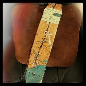 Silk Route 66 tie with camper tie tack
